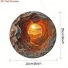 Tunnel Effect 3D Metal Wall Art Sign Hand Carved Office Decor Gift