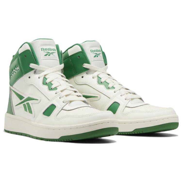 Reebok Unisex Resonator Mid White Green HR0193