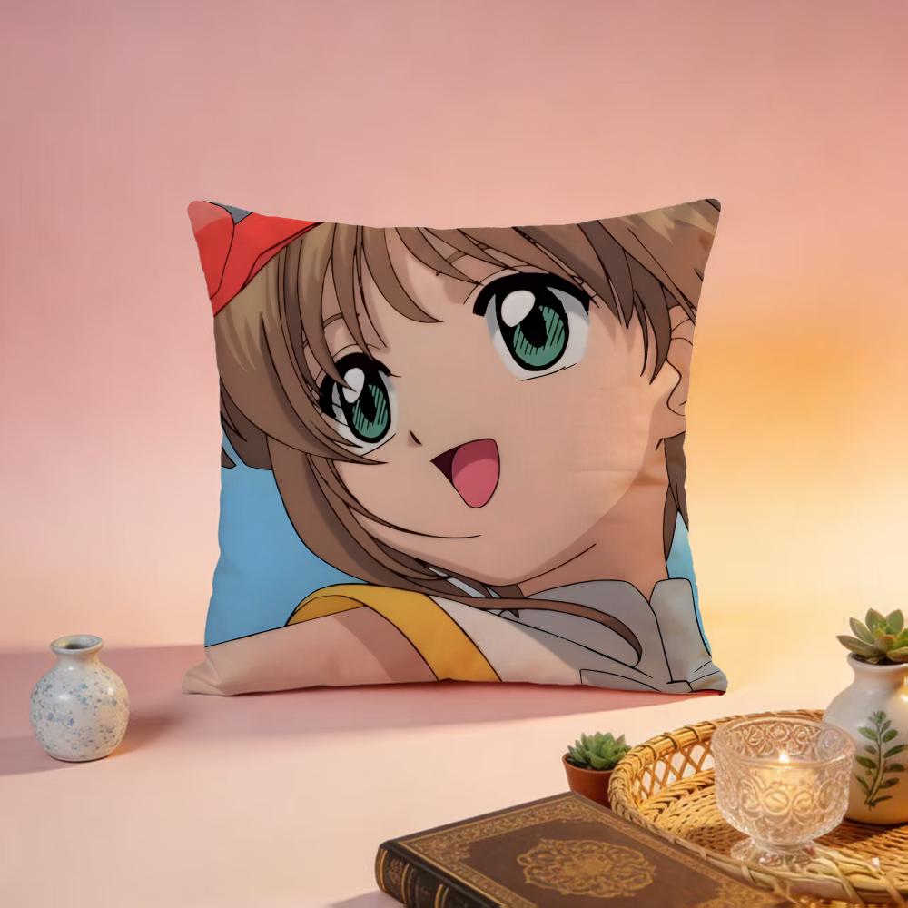 Trending CCardcaptor Sakuraed Cushion Cover Premium SkinFriendly Pillow Case MultiPurpose for Home Office Travel
