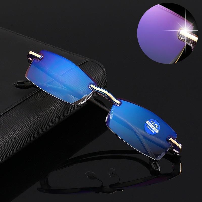 Buy Light Frameless Blue Highend Men Unisex Stretch Presbyopia