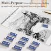 White Eraser, 8-Pack Bulk Erasers for Classroom,White Erasers for School, Classroom Must Haves & Back to School Supplies Eraser, Latex-Free & No