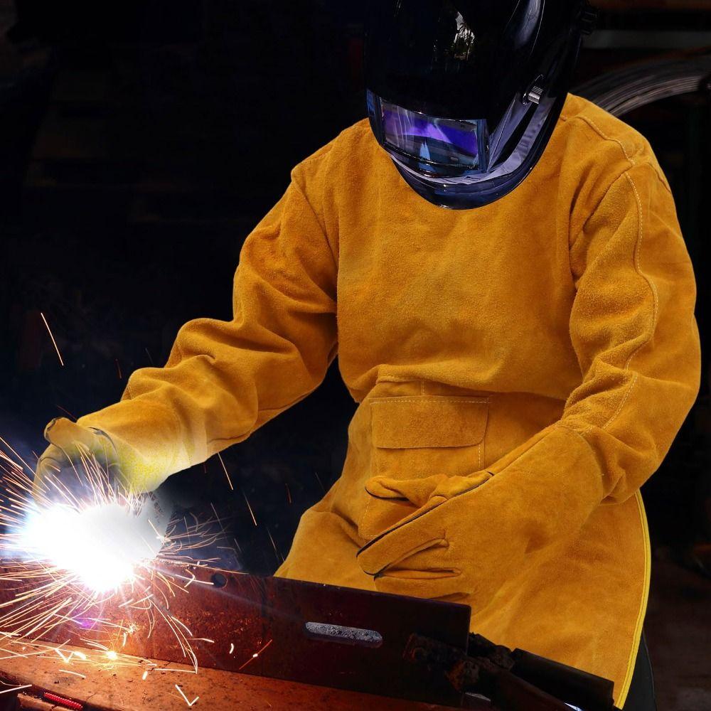 Long Sleeve Welding Work Clothes Flame Retardant Protective Clothing Welding Suit  Welding Work