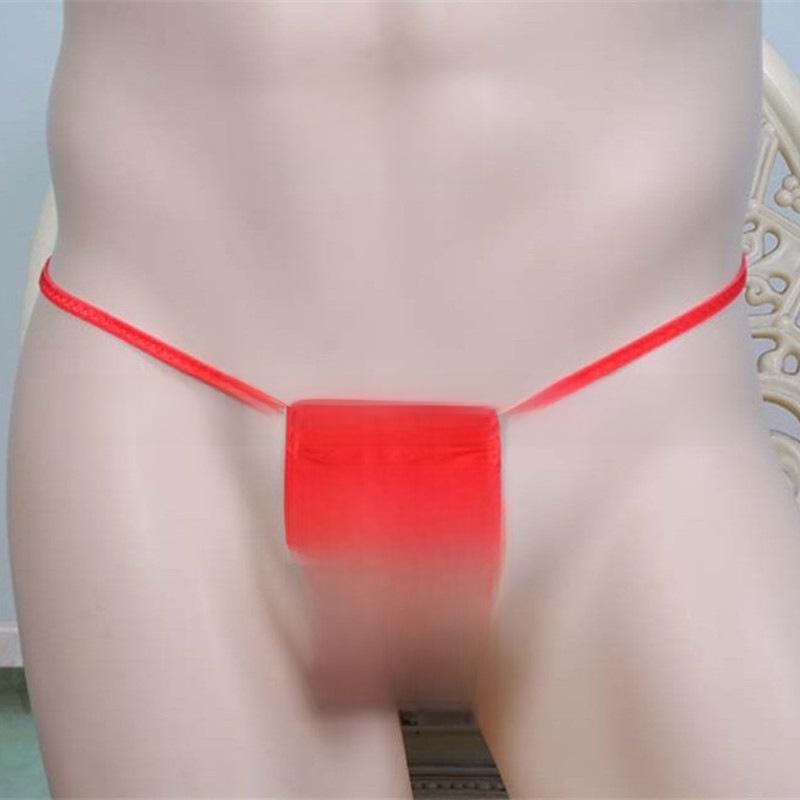 Pánské sexy tanga spodní prádlo s otevřenými zády a vysokou elasticitou