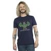 Marvel Mens Avengers Hulk Cross Stitch T-Shirt