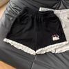 Summer Lace High-Waisted Wide-Leg Shorts - Y2K Cute Otaku Style