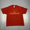 Vintage Y2K Harley Davidson Tshirt Red Dbl Sided XL Skull Flame Biker Motorcycle