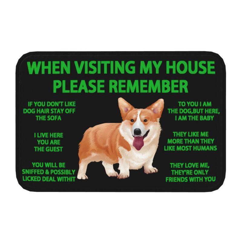 Lovely Pug Dog Front Door Floor Entrance Mats Outdoor Bathroom Kitchen Doormat Garden Carpet Rug