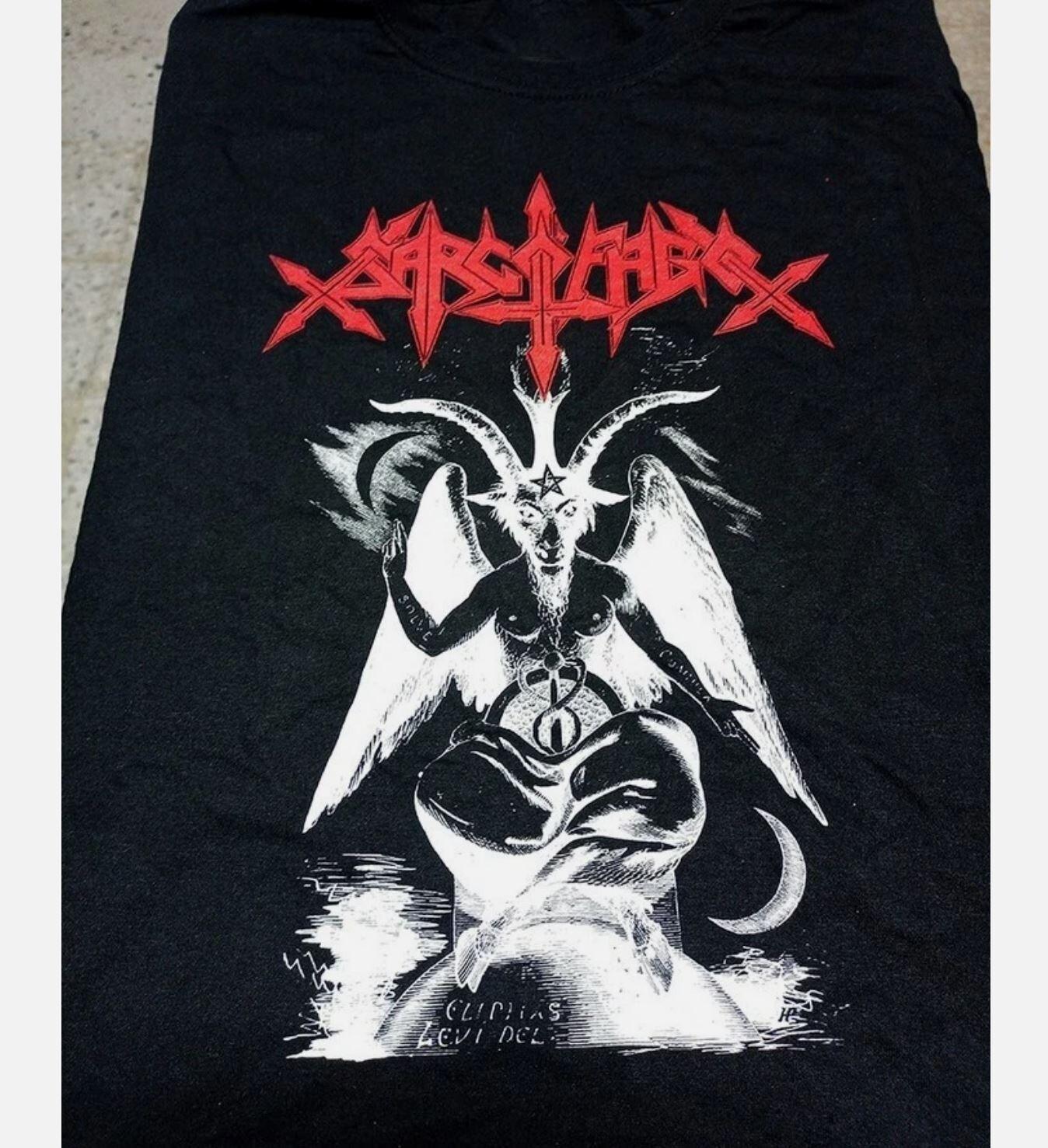 SARCOFAGO – Goat Of Mendes Classic Black T-shirt Full Size S5XL S