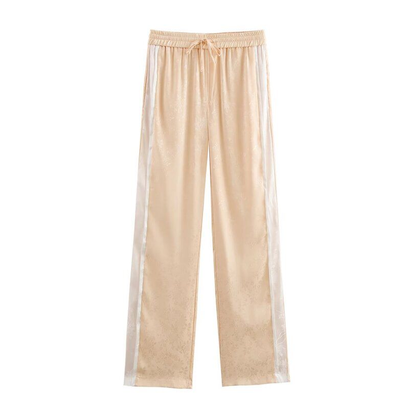 Fashion Style 2024 Autumn New Women's Flower Jacquard Lapel Versatile Gentle Long Sleeves Shirt 1165177