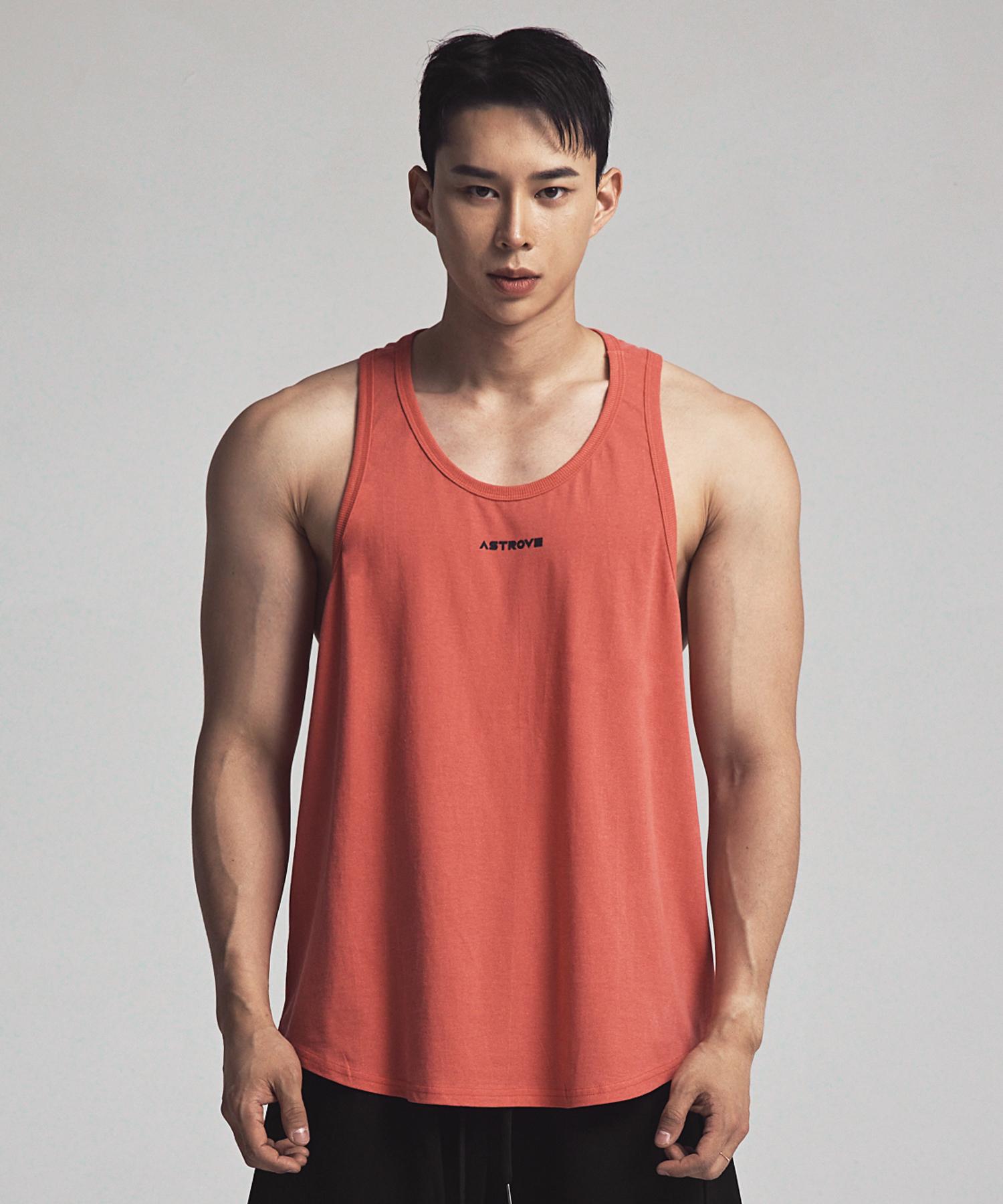 Astrov Basic Pigment Sleeveless Red L