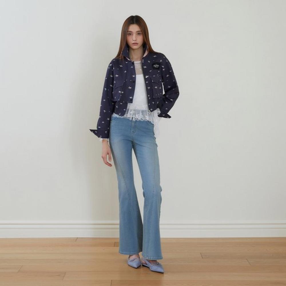 Egoist Floral Crop Work Jacket Es2ojk02 