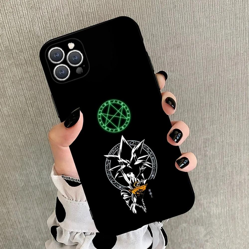 Game Yu-Gi-Oh Phone Case For iPhone 15,14,13,12,11,Plus,Pro Max,XS,X,XR,SE,Mini,8,7 Soft Silicone Black Cover