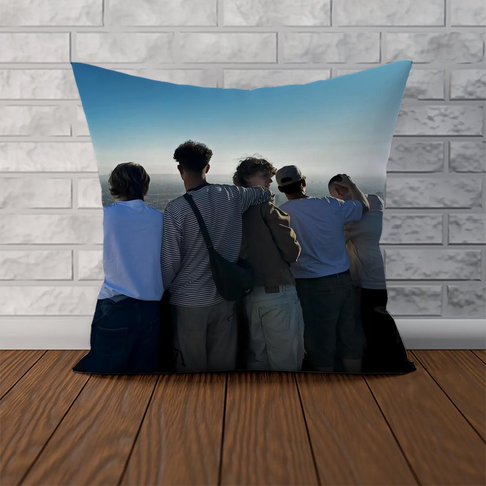 DDear ALICES Pillow Case For Car Sofa Decorative Home Doublesided Print Plush Square Throw Pillow Cushion Cover