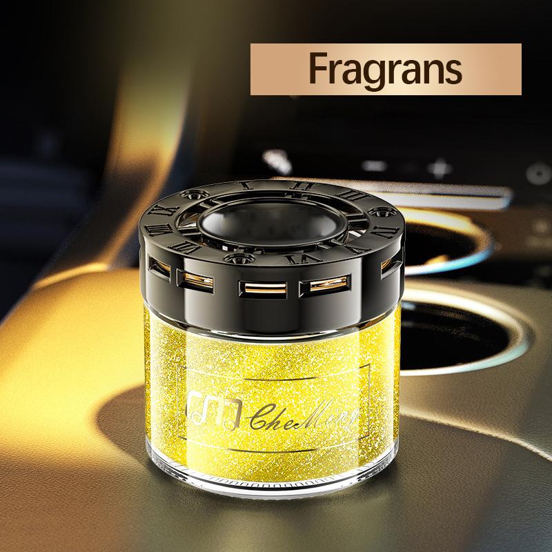 

2025 New Flowing Sand Solid Fragrance Car Aromatherapy High End Car Logo Car Aromatherapy Seat Decoration Air Freshener