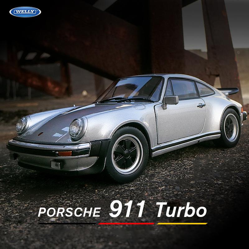 BIEN 1:24 Porsche 911 Turbo 3.0 1974 Alliage Voiture Moulée sous Pression & Véhicules Jouets Modèle de Voiture Modèle Réduit Voiture Jouet Pour Enfants