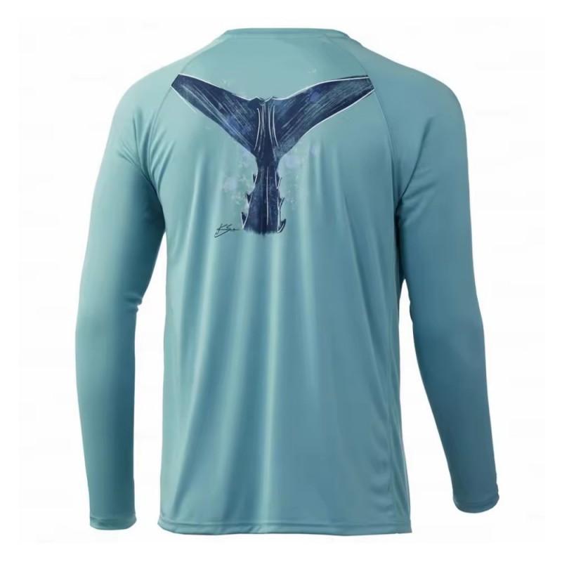 HUK Fishing Shirt UV Protection Men's Quick-drying Suit Sun UPF50
