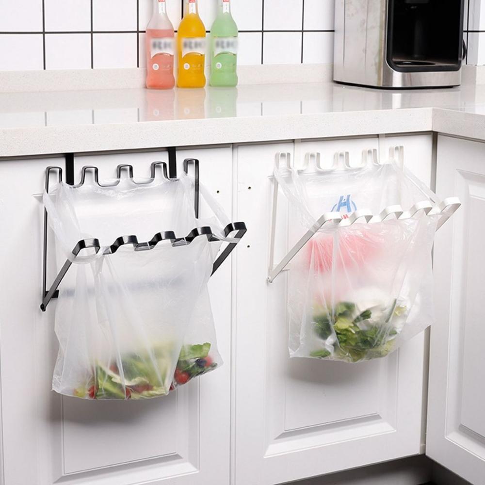 Type Trash Can Cabinet Trash Racks Iron Garbage Bag Shelf Garbage Bag Racks Trash Racks Rubbish Bin