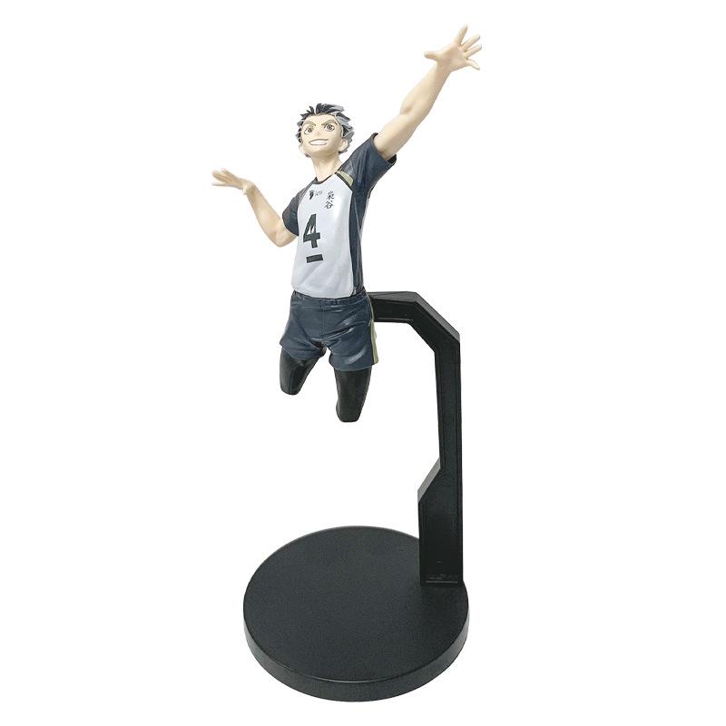 Haikyu! Cartoon Figure Statue Oikawa Toru Kotaro Bokuto Akaashi Keiji Action Anime Model Collection Ornaments Toy Gift