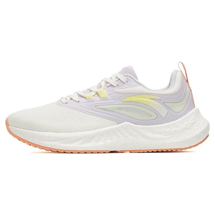 New Anta Martian Foam Low Top Running Shoes Women's White Purple 122235566-2