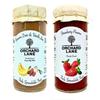 Orchard Lane Combo of Banana Date Vanilla Jam & Strawberry Jam | High Fruit Content |Low Sugar | 280g Each | Pack of 2