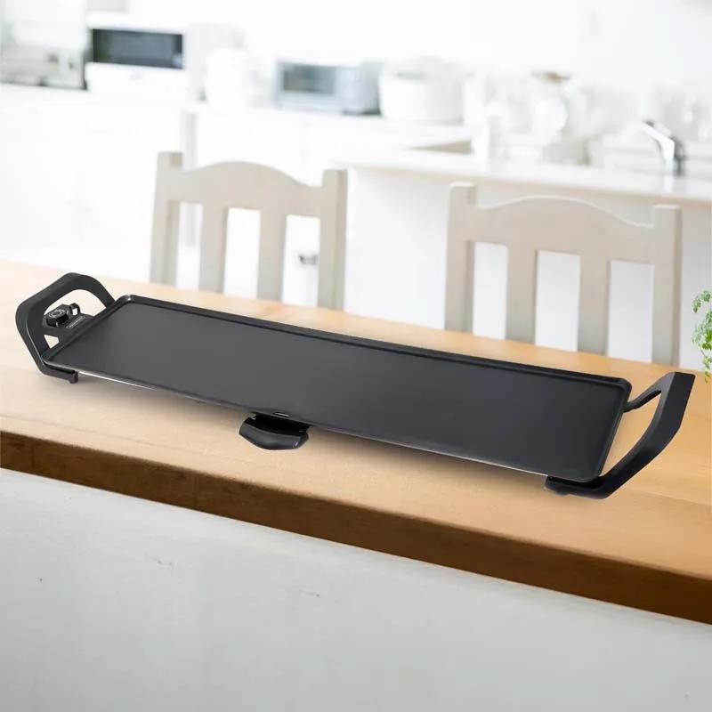 Kitchencook - K-pan100 - XXL Electric Griddle - 1800 W - Surface 100 × 23 Cm