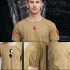 Kortärmad Rundhalsad Taktisk T-shirt Herr Utomhus Halvärmad Skjorta Arméfläktar Sommar Revers Kortärmad Snabbtorkande Andningsbar