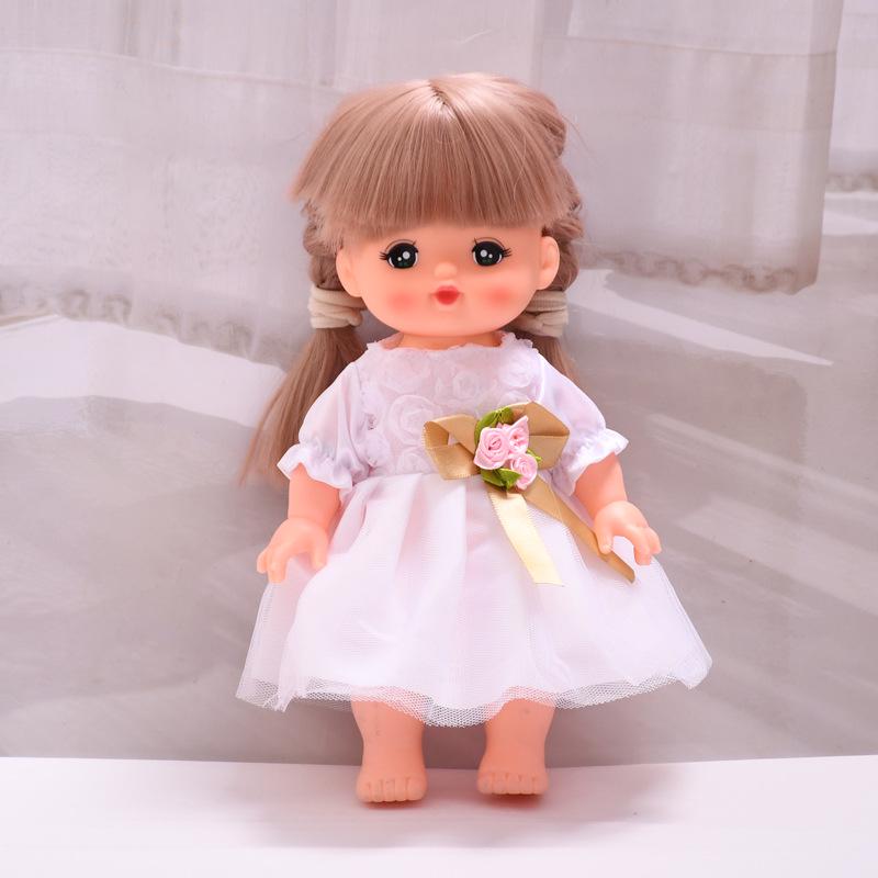 25cm Milu Tang Dynasty Doll Clothes: Rose Wedding Dress and Outfit Set For 25cm Milu Doll