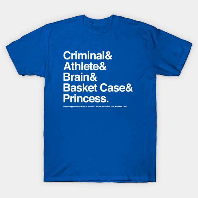 

Men Black Print T-shirt The Breakfast Club Jetset No-Cut Transfer Paper Print Cotton Tshirt S королівський синій колір
