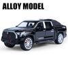 1/32 Toyota Tundra Liga Modelo de Carro Pickup Diecast & Brinquedo Metal Veículos Off-Road Modelo de Carro Simulação Som e Luz Brinquedo Infantil Presente