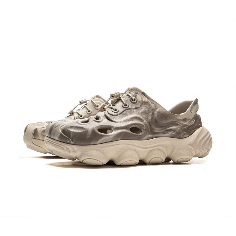 Li Ning CF Outdoor Stream Hiking Shoes Unisex Hiking Shoes Gray Brown AHCV019-1