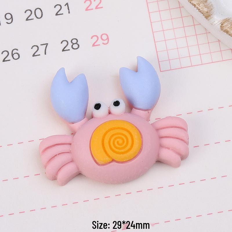 Popular Cartoon Ocean Series DIY Resin Ornaments for Phone Cases & Keychains