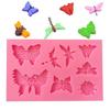 Butterflies Dragonflies Silicone Mold Fondant Cake Border Moulds Chocolate Mould