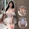 Sexy Lingerie Sex Uniform Bride Cosplay Suit Pajamas Robe Seduction Small Breasts Show Big