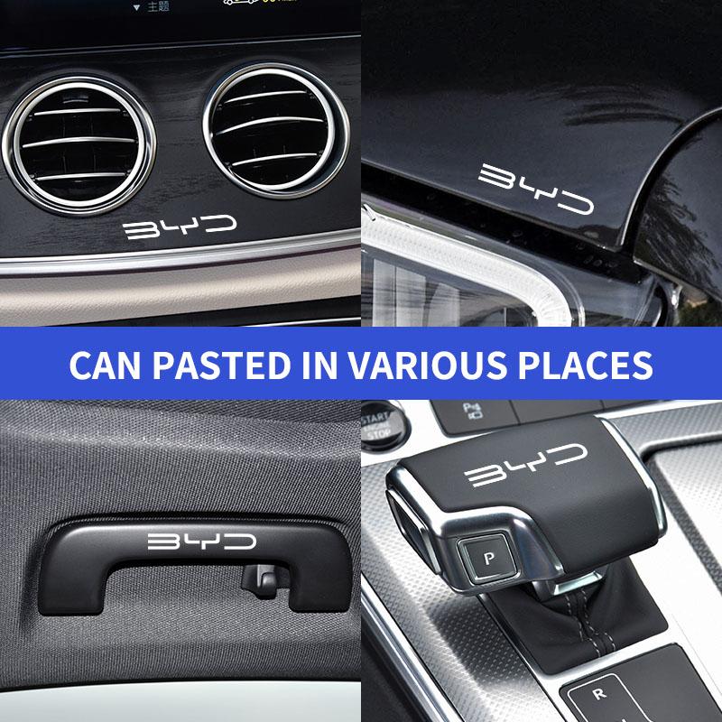 New Car Interior Random Stickers Car Goods Car steering wheel Decals For BYD F3 S6 F0 Tang I3 S7 G3 E5 E2 E1 E3 E9 D1 S8 E6 L3