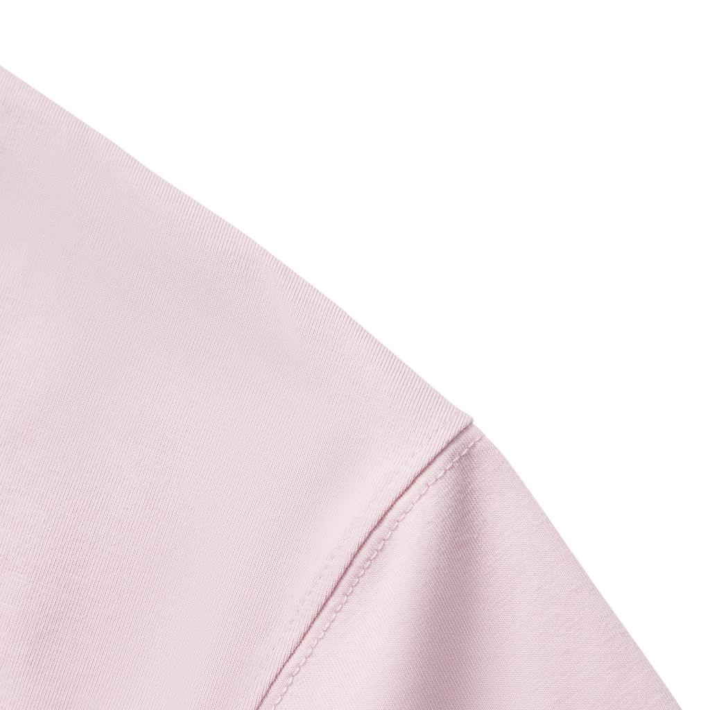 Li-Ning Comfortable Casual Simple Letter Print Round Neck Pullover Short Sleeve T-Shirt Men Tops Nude-Pink AHSV233-3