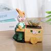 Easter Rabbit Decor Planter Cartoon Bunny Resin Handicraft Succulent Flower Pot Craft Decoration For Shelf Balcony Bedroom