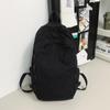 Solid Color Student Schoolbag Men Travel Bag Women's Small Backpack