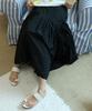 Opeundoeoseutyudio Embroidery Flare Skirt Black