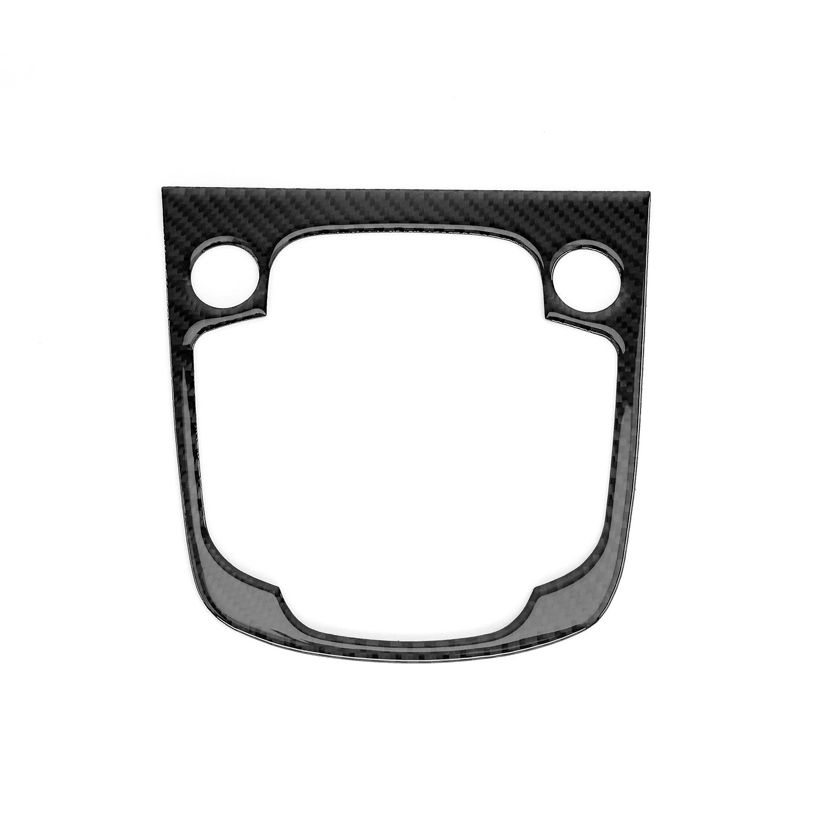 For Hyundai Kona N 2022 2023 Soft Carbon Fiber Central Gear Shift Panel Trim Sticker Car Stickers Decoration Upgrade ABS Plastic Carbon Fiber