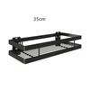Tuqiu Bathroom Shelf White Bathroom Storage Holder SUS 304 Bath Shower Shelf Black Bath Shampoo Holder Corner shelf