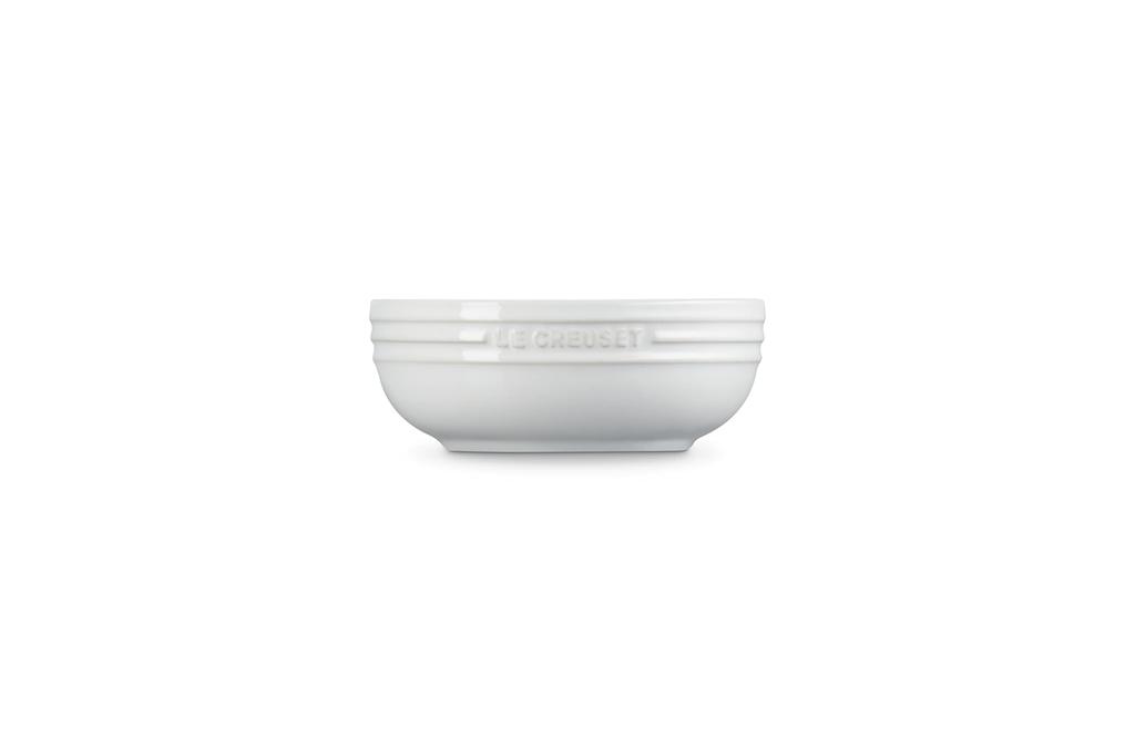 Le Creuset Deep Heat and Cold Microwave Dishwasher Oven Heat Resistant Dish Japanese Dish, Plate, 13cm, White, Resistant, Oven, Safe, Dish,