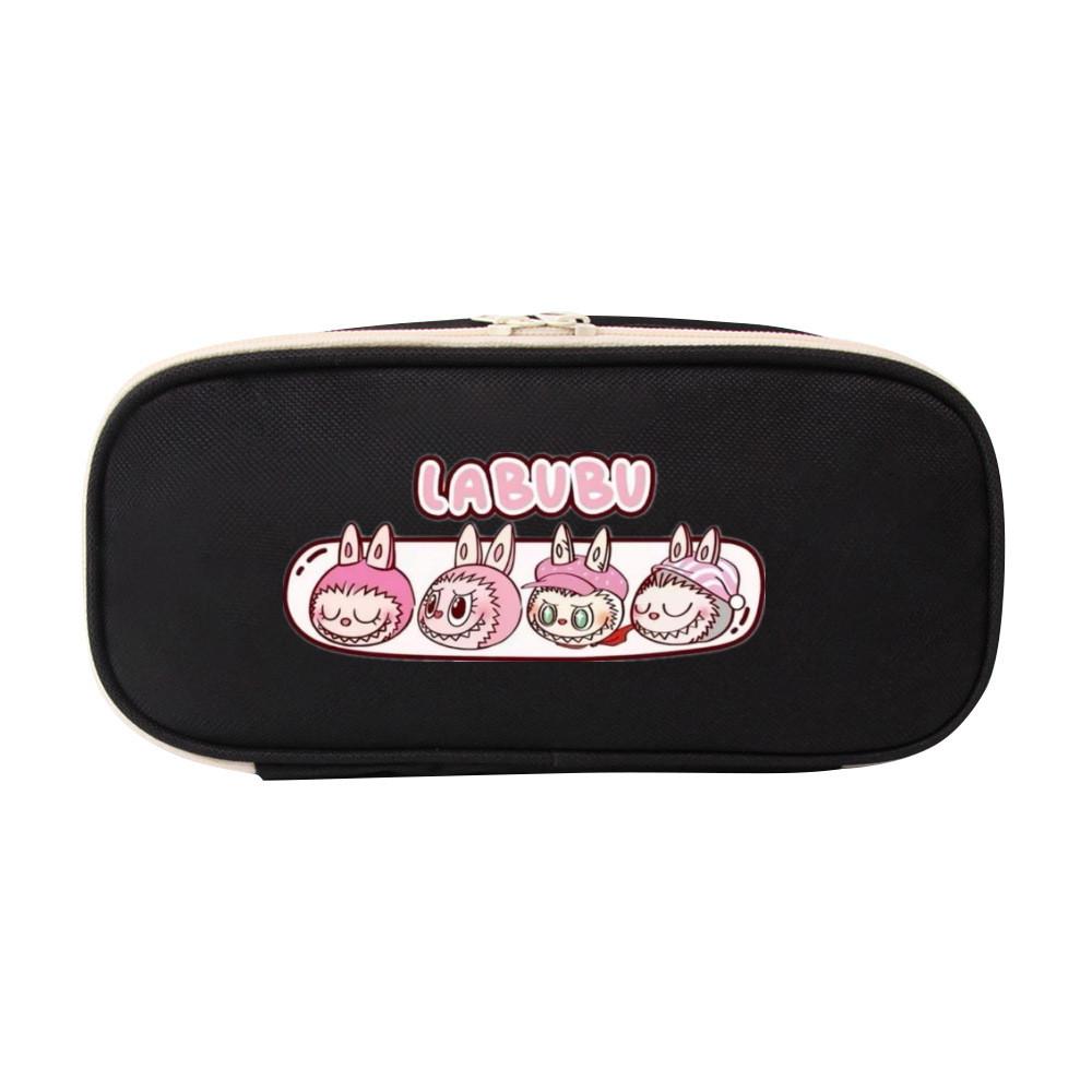 Pattern Canvas Printing Stationery Bag Student Storage Pen Gift Case