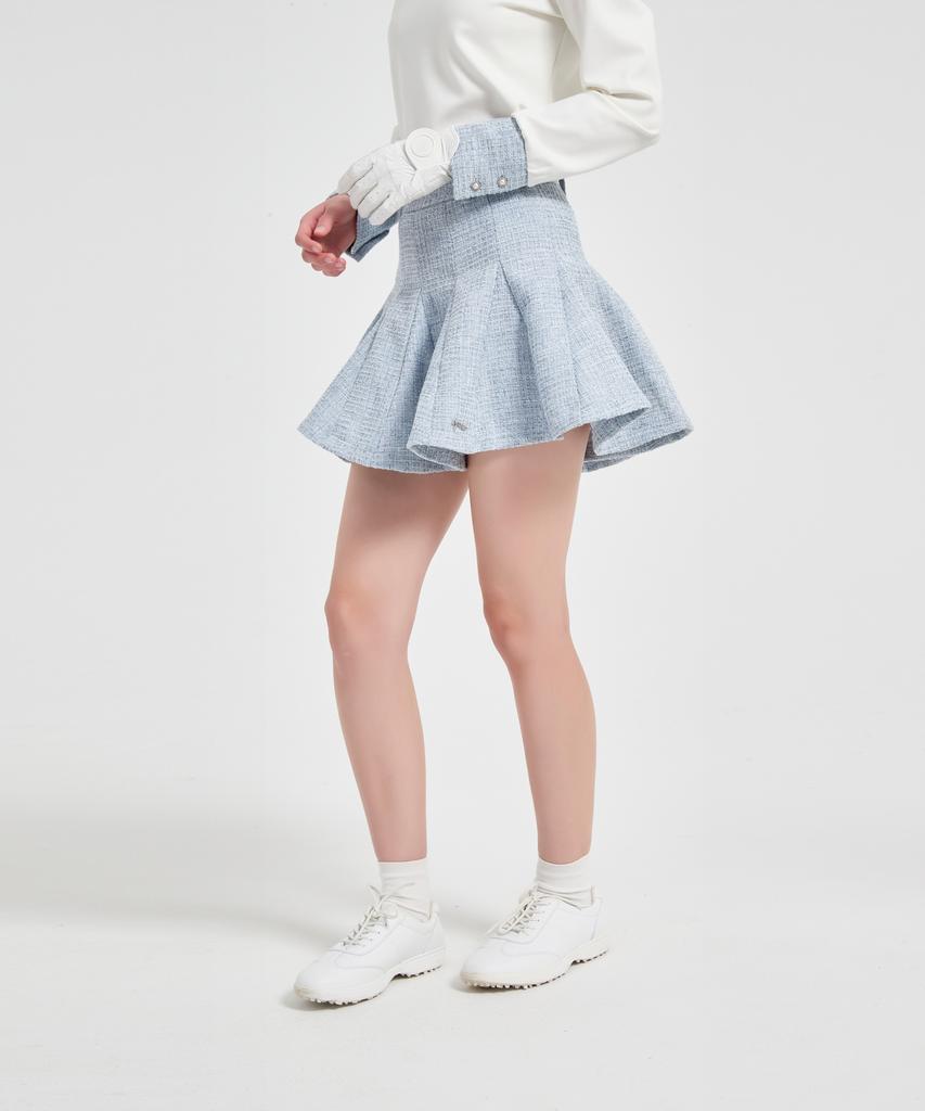 I Parka Seraphic Tweed Flare Skirt