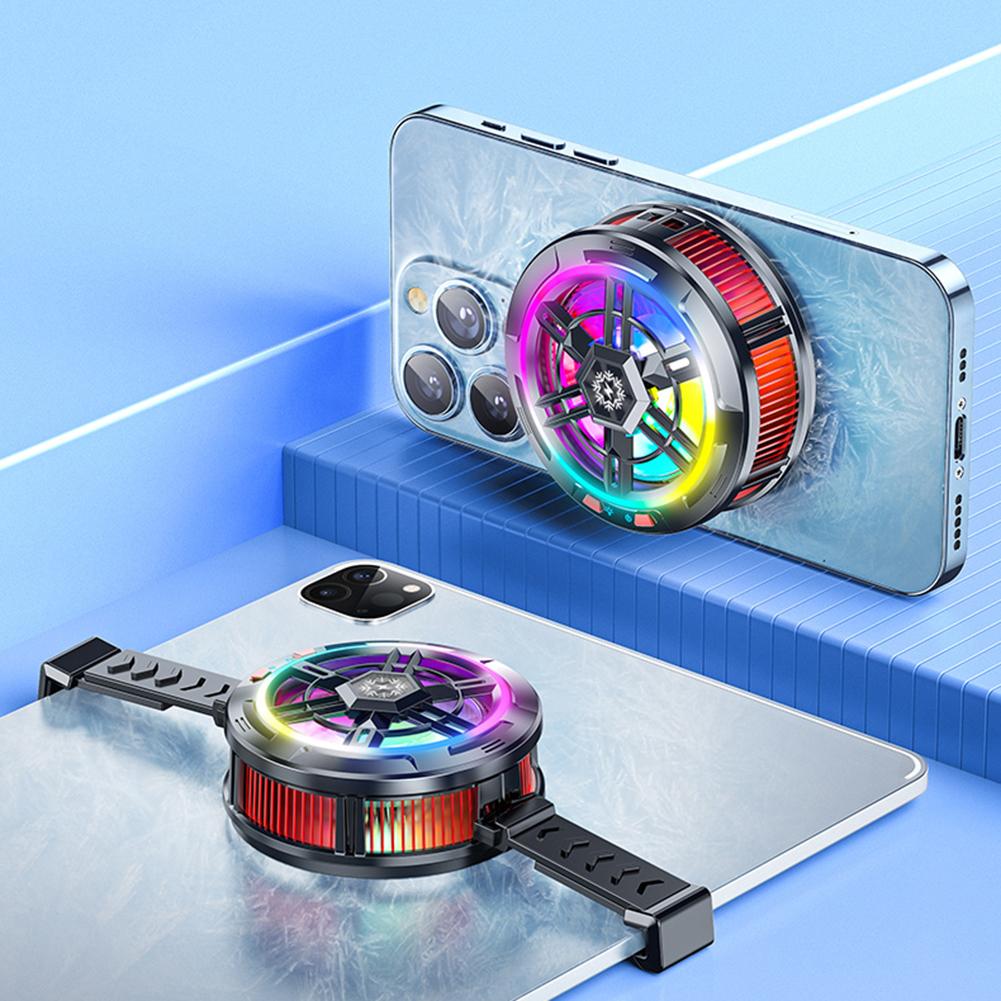Magnetic Mobile Phone Cooler Strong Cooling Mobile Phone Radiator Universal Semiconductor Tablet Radiator Gaming Cooler for iPad