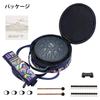 Tongue Drum Slit Drum 11 Notes 6 Inch with Storage Bag Musical Instrument Percussion Instrument Yoga Meditation Zen Prayer Sheet Music Included (Blue)