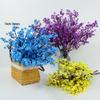 Large Silk Gypsophila Bouquet for Wedding Décor - 5-Prong Branches with Small Flowers
