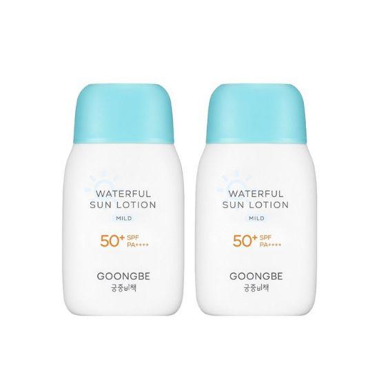 GOONGBE Waterfull Baby Sun Lotion Mild SPF50+ PA++++ Hydrating UV Protection 80g x 2