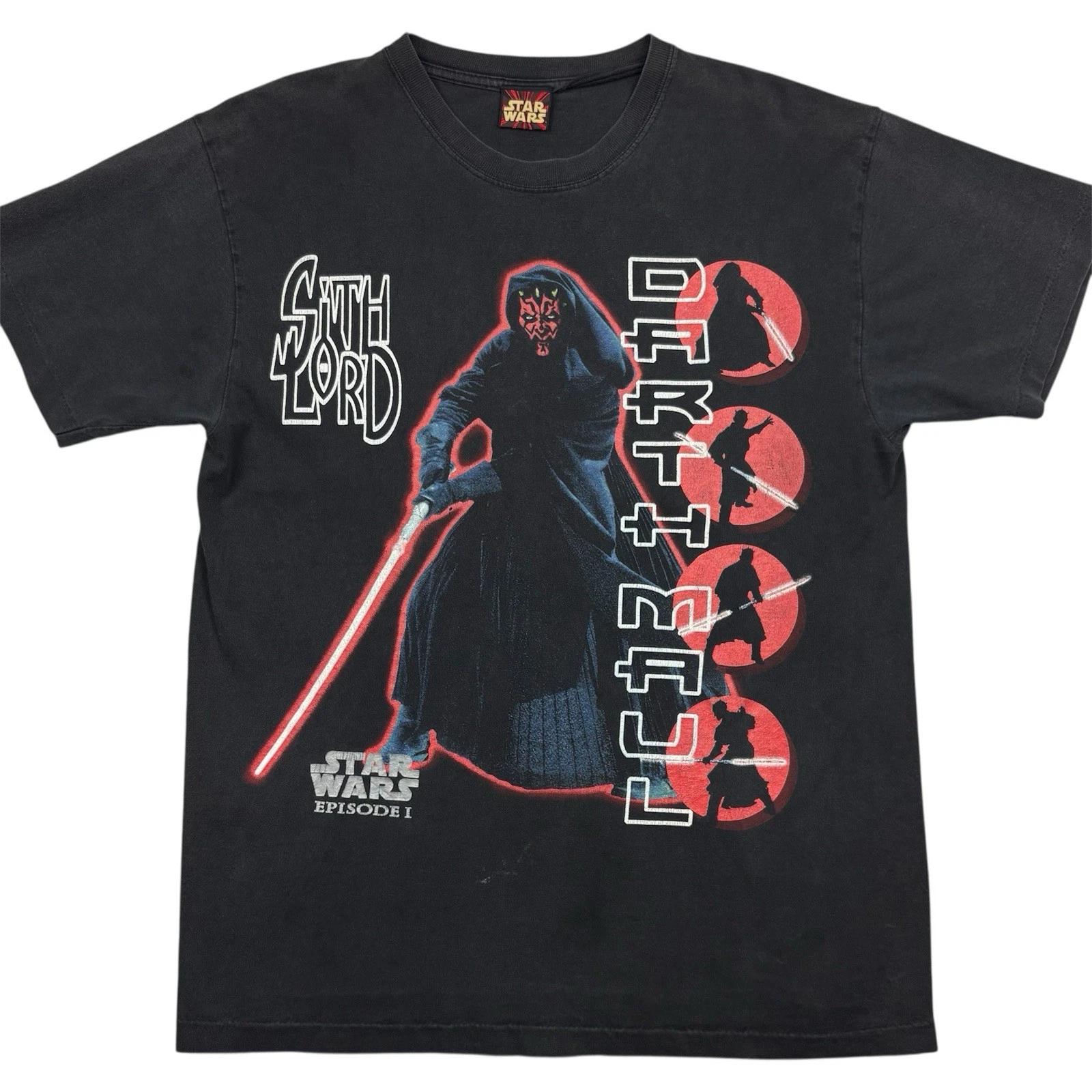 Vintage Star Wars Darth Maul Sith Lord T Shirt Size L Jedi Do Not Concern Me 90s M