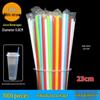 OEING Individually Wrapped Disposable Beverage Straws
