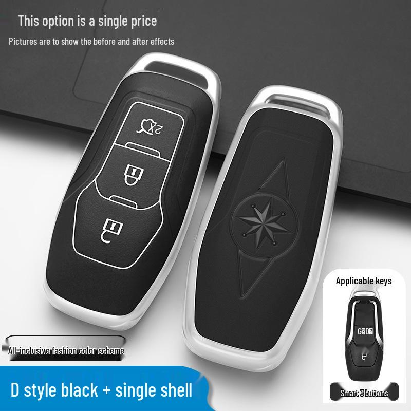 

Universal Car Key Case for Ford Focus, Mondeo, Edge, Escape, and Fiesta - Protective Shell for Men and Women